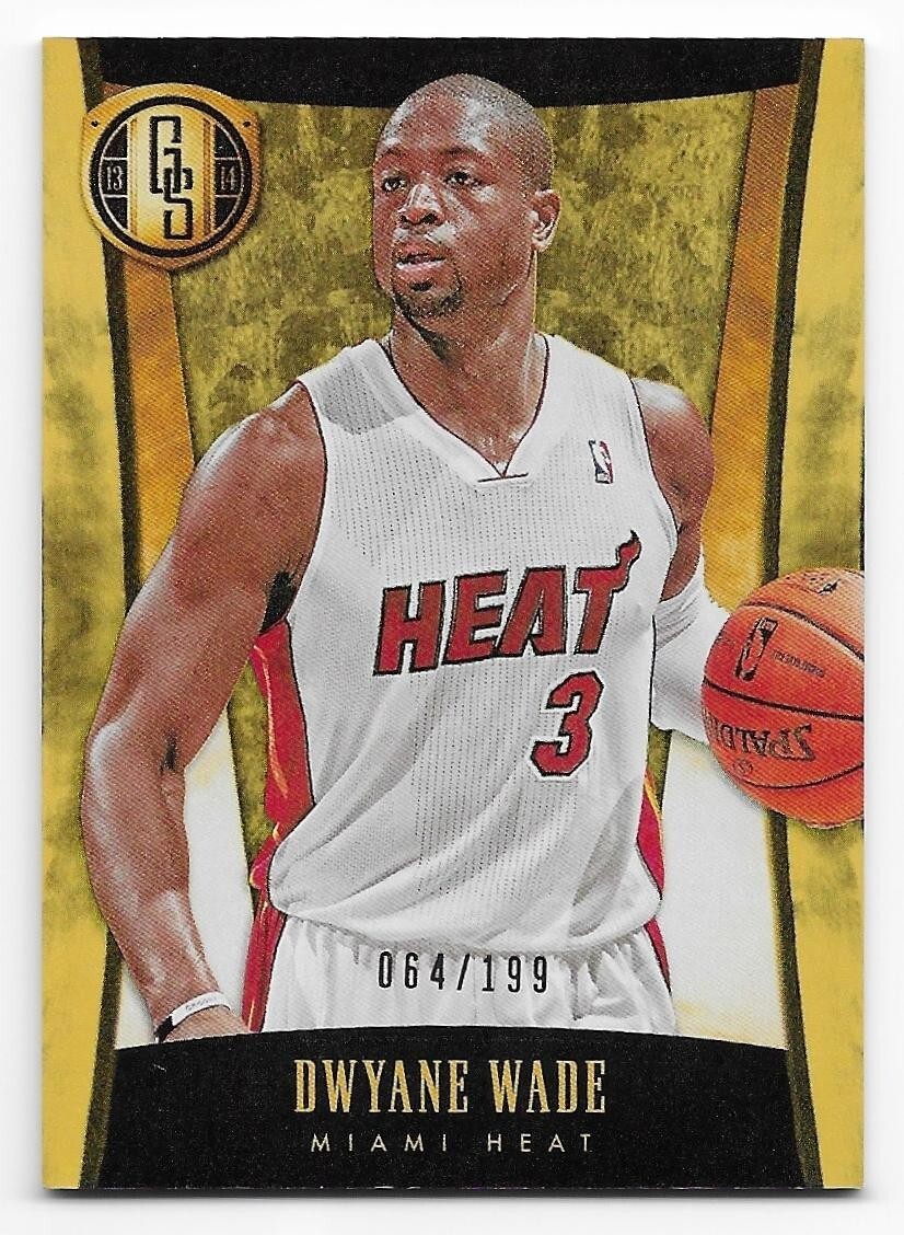 Dwyane Wade 2013-14 Panini Gold Standard #187 Miami Heat Serial #d