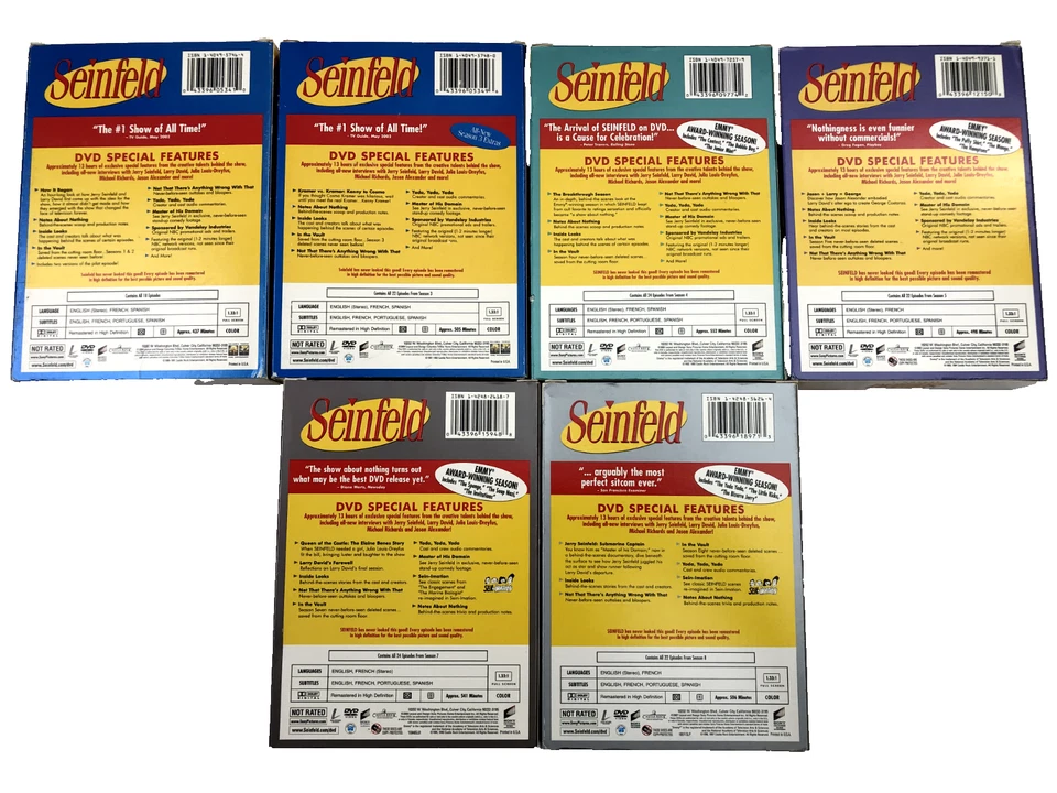 Seinfeld The Complete Series Box Set season 1-5 & 7-8 DVD - Image 2 of 4