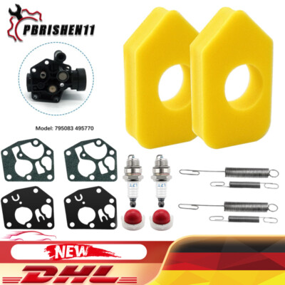 Für Briggs & Stratton 450 500 550 Classic Sprint 698369 691859 Luftfilter Feder