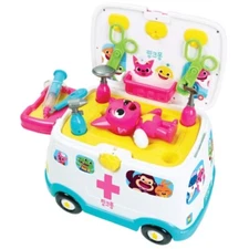 Pinkfong Baby Shark 119 Ambulance Hospital Korean Toy Role Play Set FREE SHIP