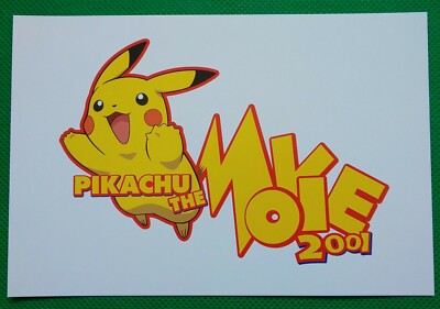 Pokemon Postcard Pikachu The Movie 2001 Japanese Very Rare