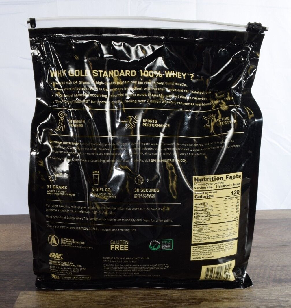 Gold Standard 100 Whey Vanilla Ice Cream Protein Powder Drink Mix 5.47LBS eBay