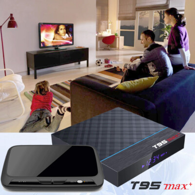 T95 MAX+ Plus Android 9.0 Bluetooth Dual WiFi 8K HDR 64GB 4GB DDR3 Smart TV Box