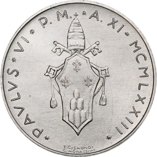 [#1273055] Vatican, Paul VI, 10 Lire, 1973 (Anno XI), Rome, Aluminum, MS, KM:119 - Afbeelding 1 van 2
