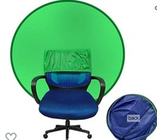 40inch Dual Side Green  Blue Screen Backdrop Collapsible Background for Chair