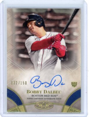 TOPPS MLBカード TIER ONE BOBBY DALBEC RED SOX 067/150 #BOA-BDE