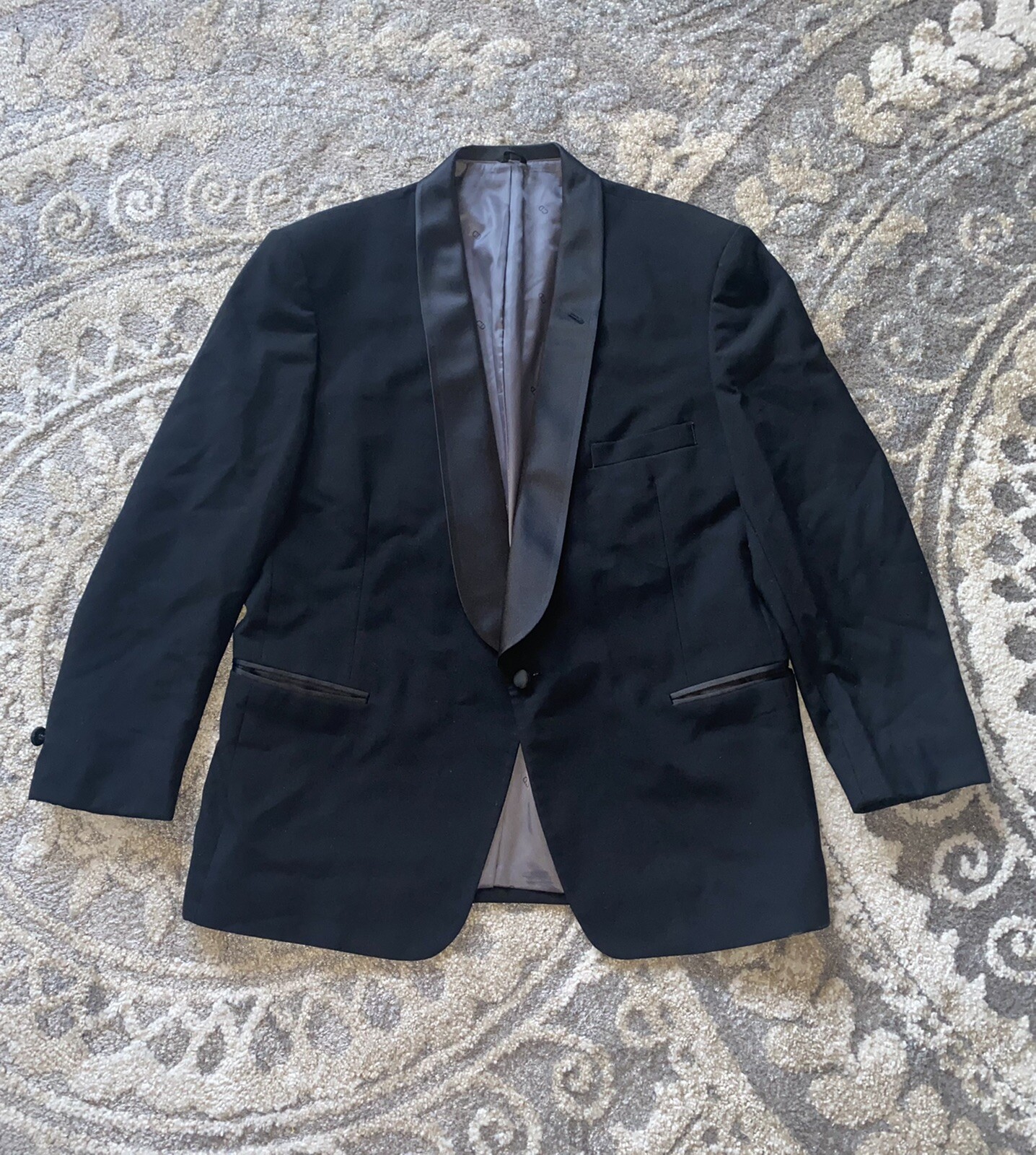 CHRISTIAN DIOR Le Connaisseur Black Tuxedo Suit Jacke… Gem