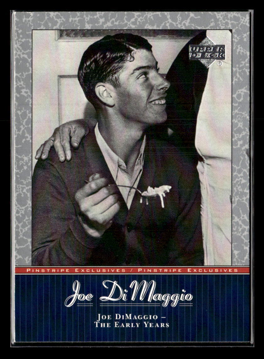 2001 Upper Deck Decade 1970's Pinstripe Exclusives #JD1 Joe DiMaggio