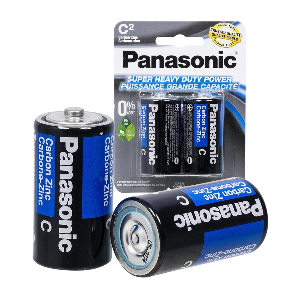 20x Panasonic C Batteries Super Heavy Duty Power Carbon Zinc Battery Exp 02/2027 - Image 2 of 2
