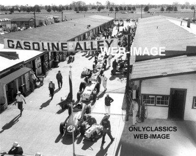 #ad #ad 1960 GASOLINE ALLEY GARAGE INDY 500 MOTOR SPEEDWAY 8X10 PHOTO AUTO RACING CARS $15.25