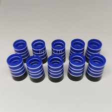 10pcs New Blue/White Stripes Size .370 Golf Iron Ferrules 9.3mmx20mmx13.8mm