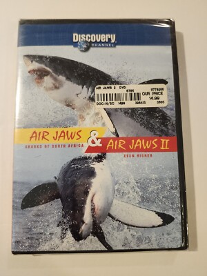 Air Jaws 1 & 2 (DVD, 2002) Sharks Of South Africa Discovery Channel - NEW 