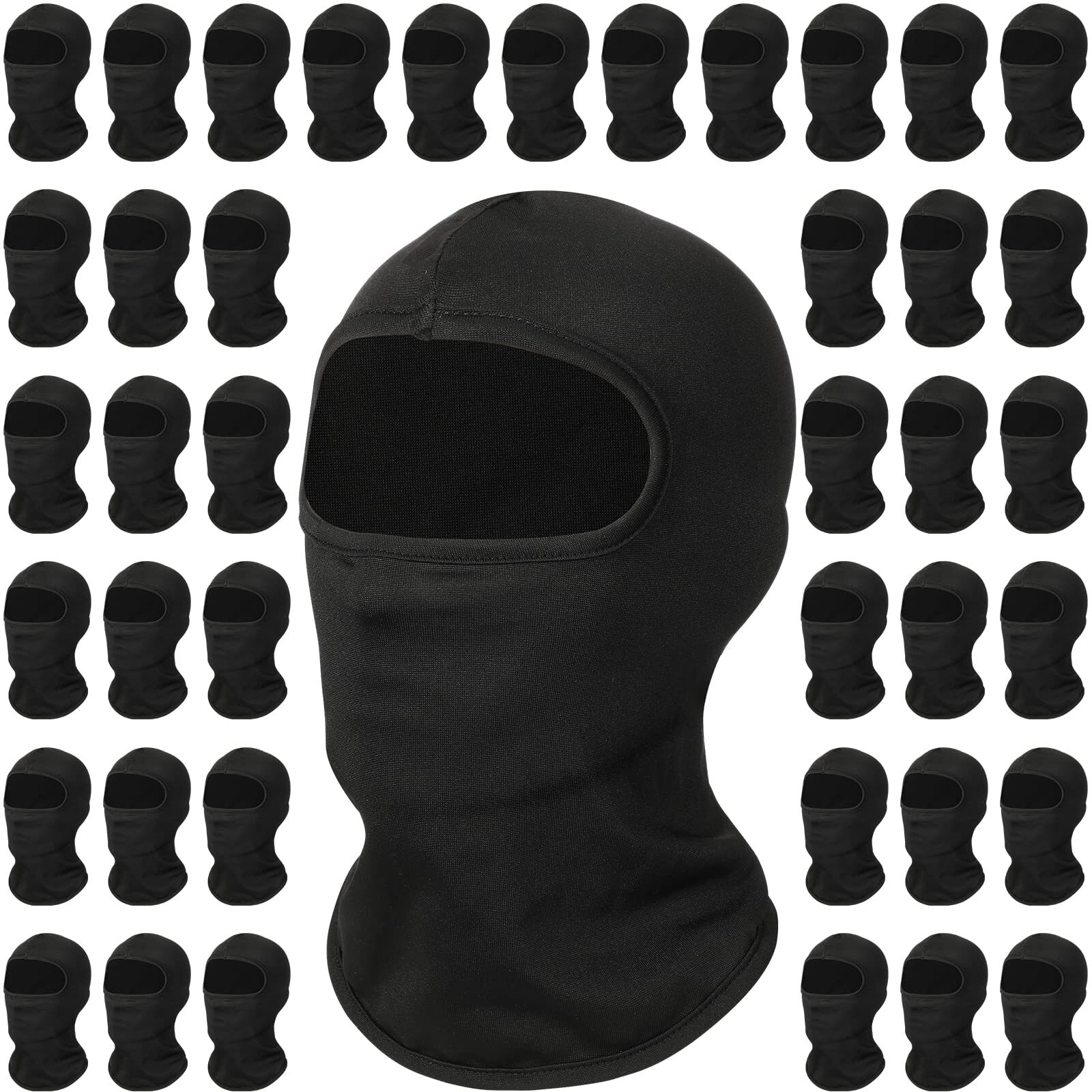 50 Pcs Ski Mask Balaclava Face Mask for Men&Women Full Cover Adjustable for M...