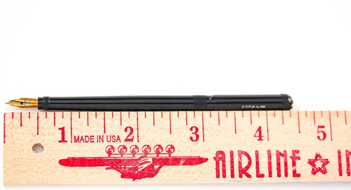 MONTBLANC BABY SAFETY ZERO 14K GOLD NIB VINTAGE 1920