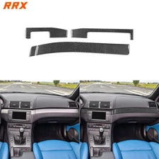 4Pcs Carbon Fiber Interior Dashboard Panel Cover ​For BMW 3 Series M3 E46 98-05