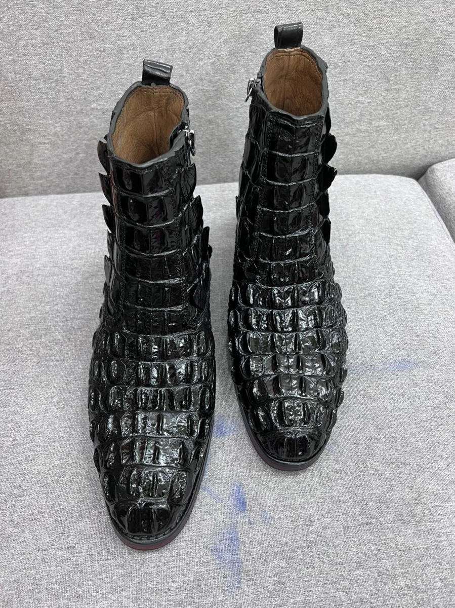 Croc skin hotsell boots