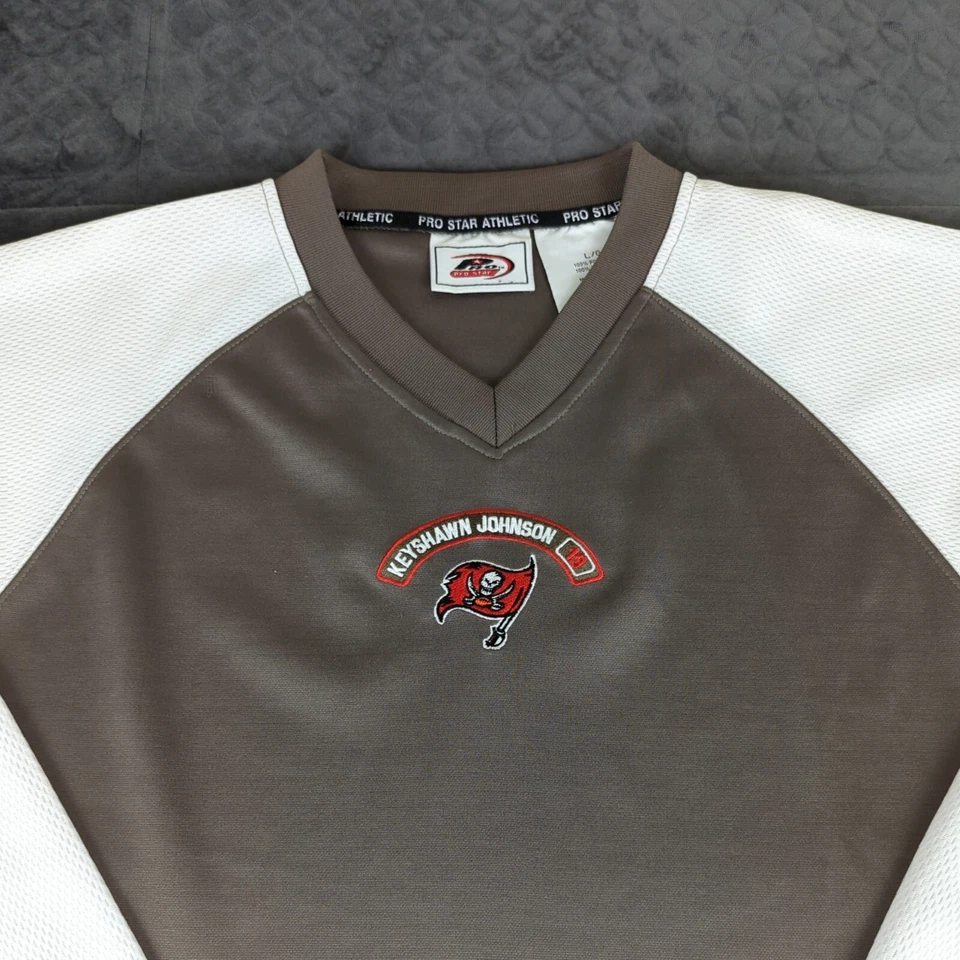 Camisa Tampa Bay Buccaneers Keyshawn Johnson Y2K De Colección Manga Larga Hombres Grande Foto 3 de 4