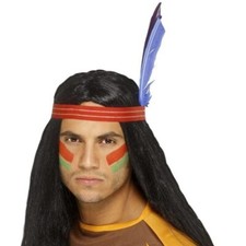 Native American Inspired Brave Wig Adult Black