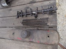 Farmall 340 Rc Tractor Ih Engine Motor Rocker Arm Assembly Push Rod Rods Cover