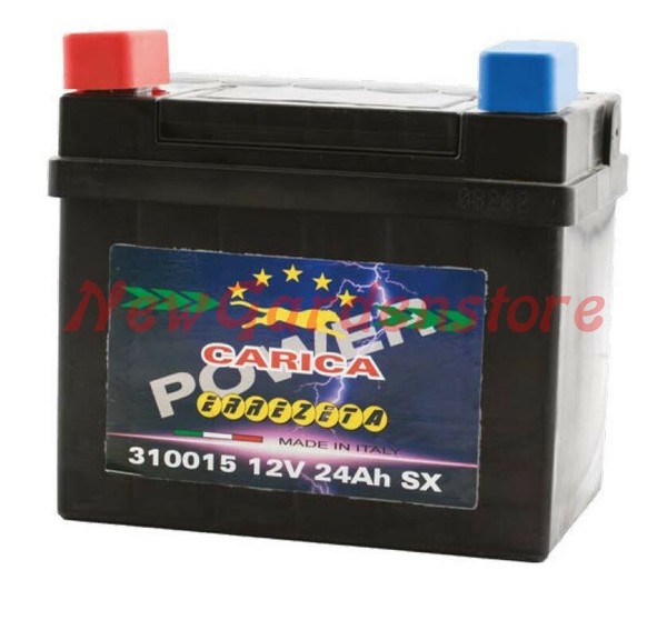 Batterie 12V/24Ah Polo Pluspol Links LadegeräT AufsitzmäHer RasenmäHer 310015-image