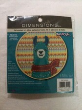 Dimensions Llama Felt Kit 6" Friendly Llama Learn a Craft Kit 72-75114 NEW 