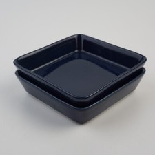 2 Kleine Snackschalen Dipschalen Blau Porzellan