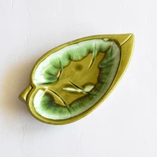 Vintage Santa Anita Ware California Pottery Art Leaf Bowl B 