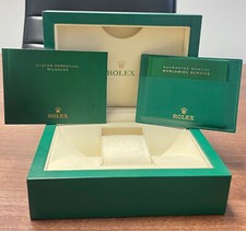 ROLEX MILGAUSS 2016 SCATOLA OROLOGIO IN LEGNO CON MANUALI E CERTIFICATO DI AUTENTICITÀ MH742