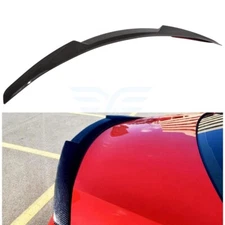 Carbon Fiber Trunk Spoiler Wing For INFINITI Q60 2.0L 3.0L 2017-2020 Black