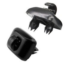 Pair Of Sun Visor Clip Black For Audi A3 A4 A5 Q5 A7 B6 B7 B8 S4 S5 Tt 8u0857562