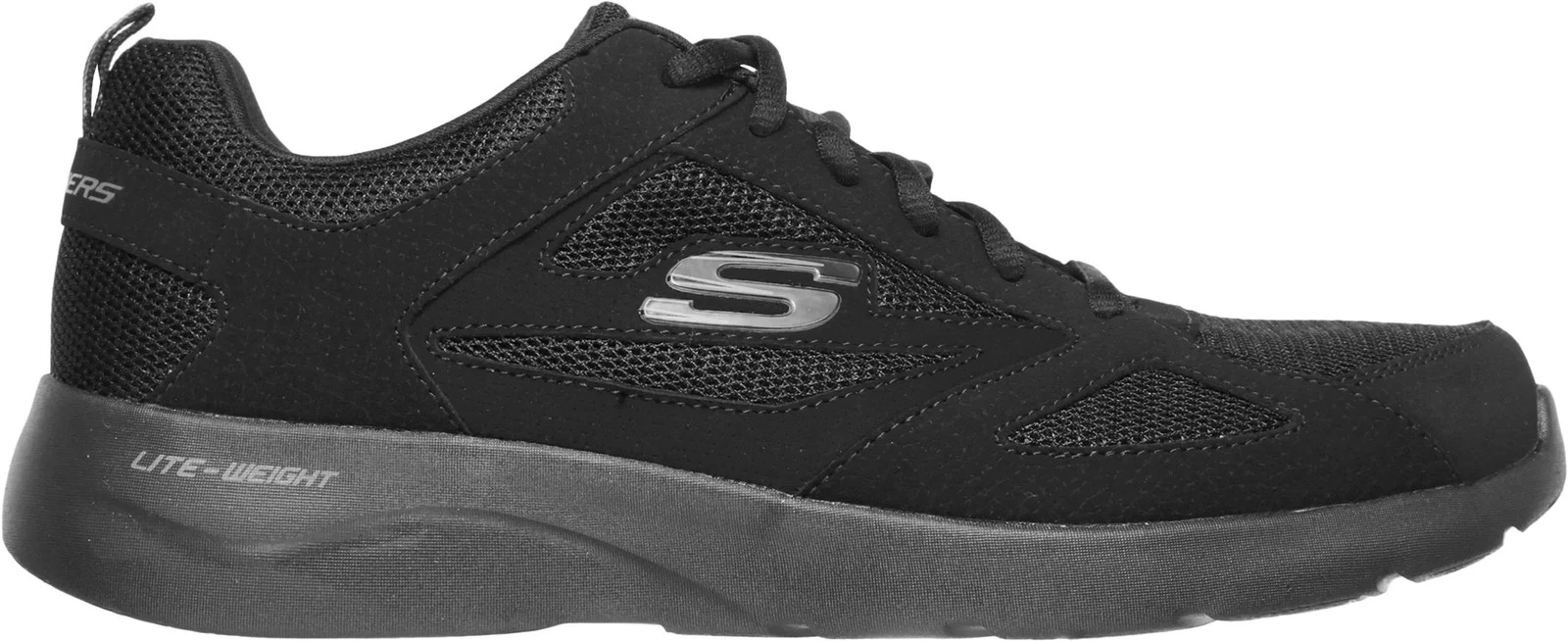 Skechers Dynamight 2.0 Mens Training Shoes Black Gym Workout Cushioned Trainers