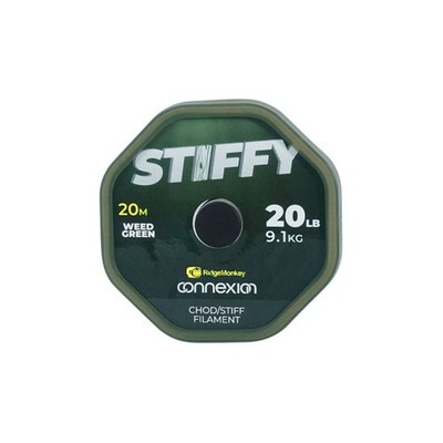 RidgeMonkey Chod / Stiff Filament Connexion Stiffy 20lb 20m FIshing Line Angler