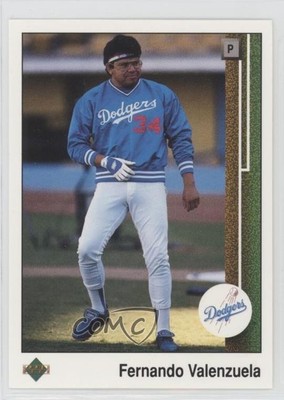 1989 Upper Deck Fernando Valenzuela #656 0c7g
