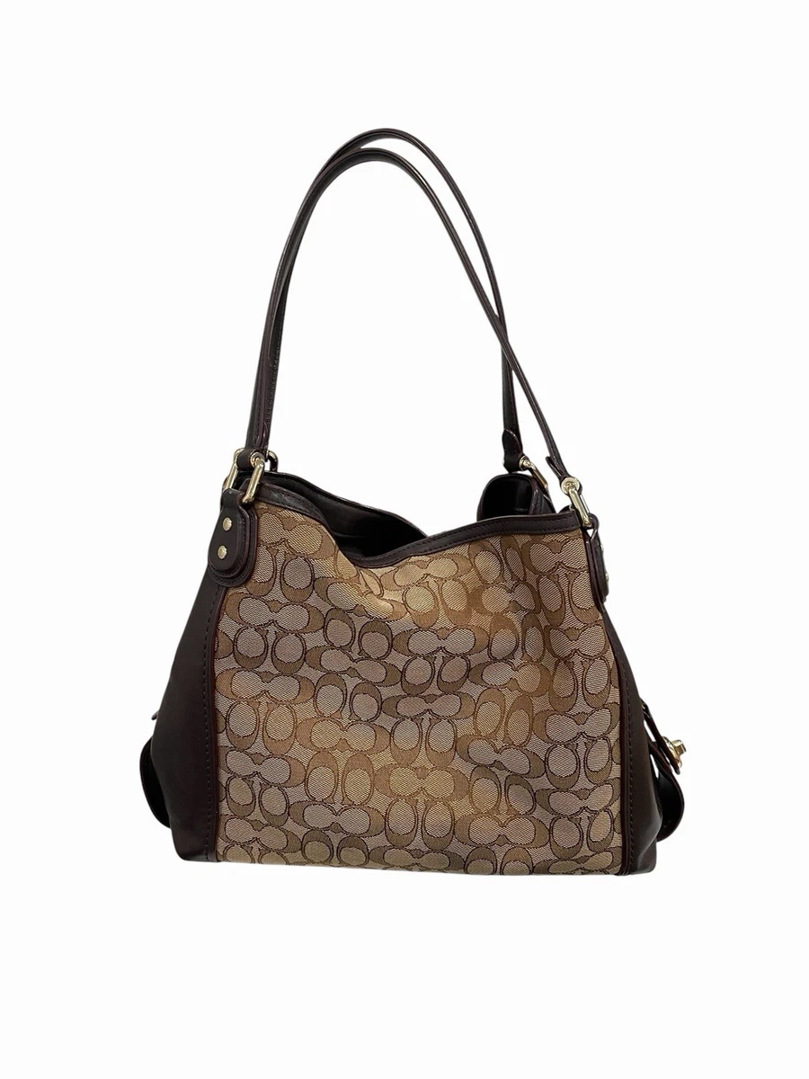 Coach Edie Shoulder Bag Brown Bags & Handbags for Women for sale 