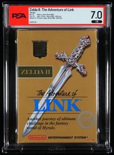 Zelda II The Adventure Of Link Complete ( Early Round SOQ) Nintendo CIB PSA 7.0 