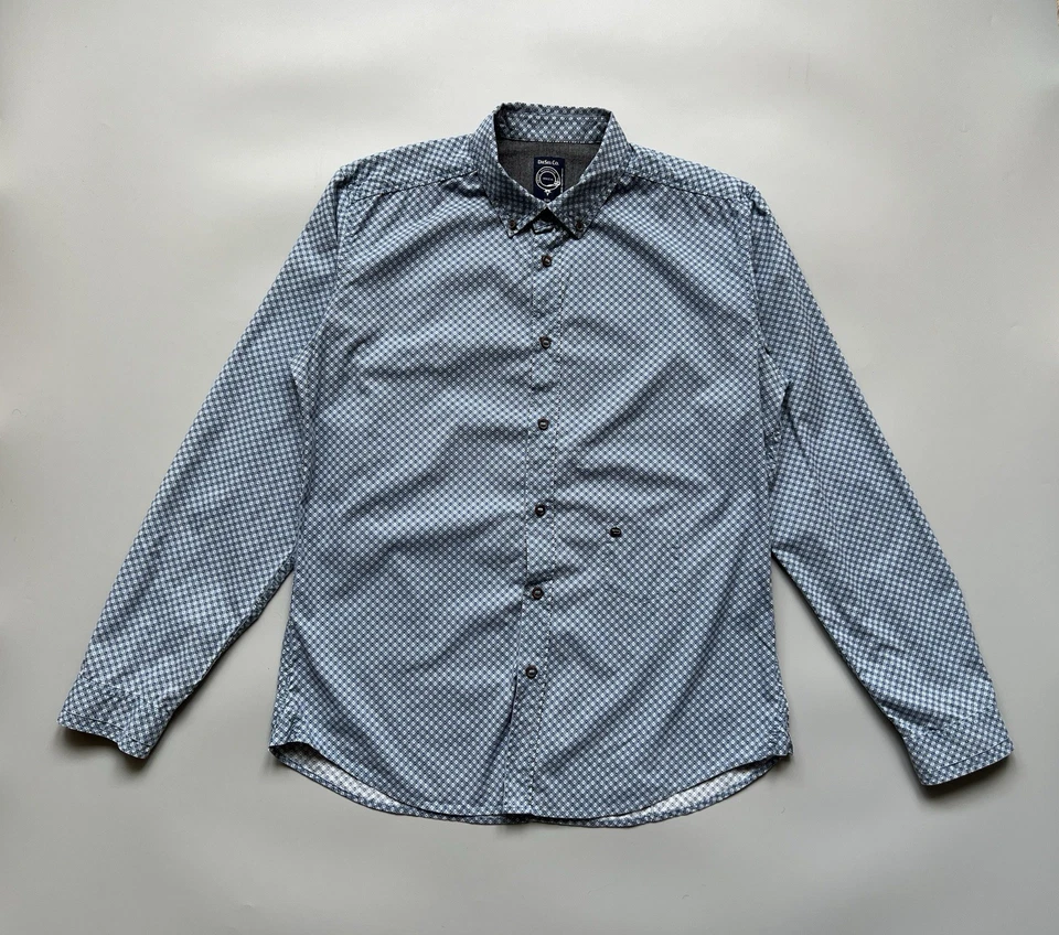 Camisa DIESEL azul ajustada para hombre talla XL Foto 2 de 4
