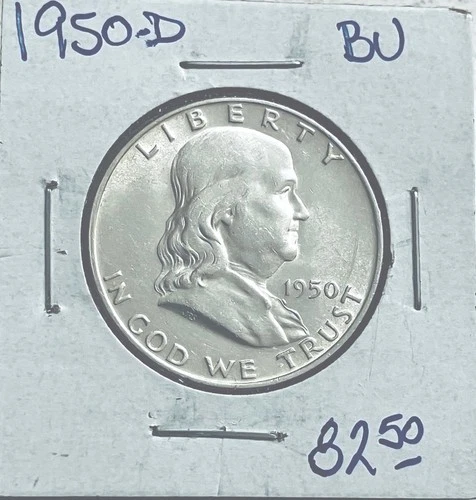 1950 d franklin half dollar bu High Grade Set Breaking Liquidation Sale
