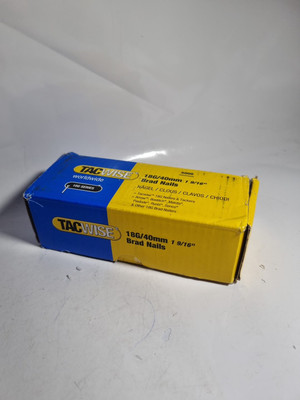 Tacwise 0400 Typ 18G / 40 mm verzinkte Bradnägel, 5.000 Stück
