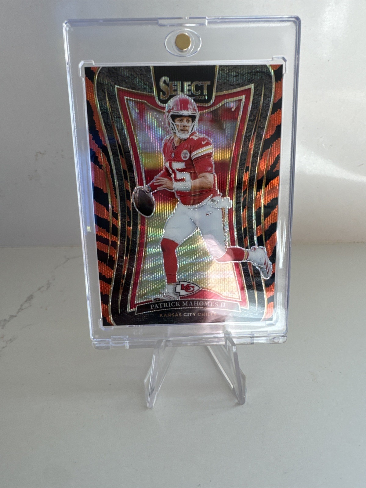 2024 Panini Select - Suite Level Patrick Mahomes II #388 Tiger Prizm