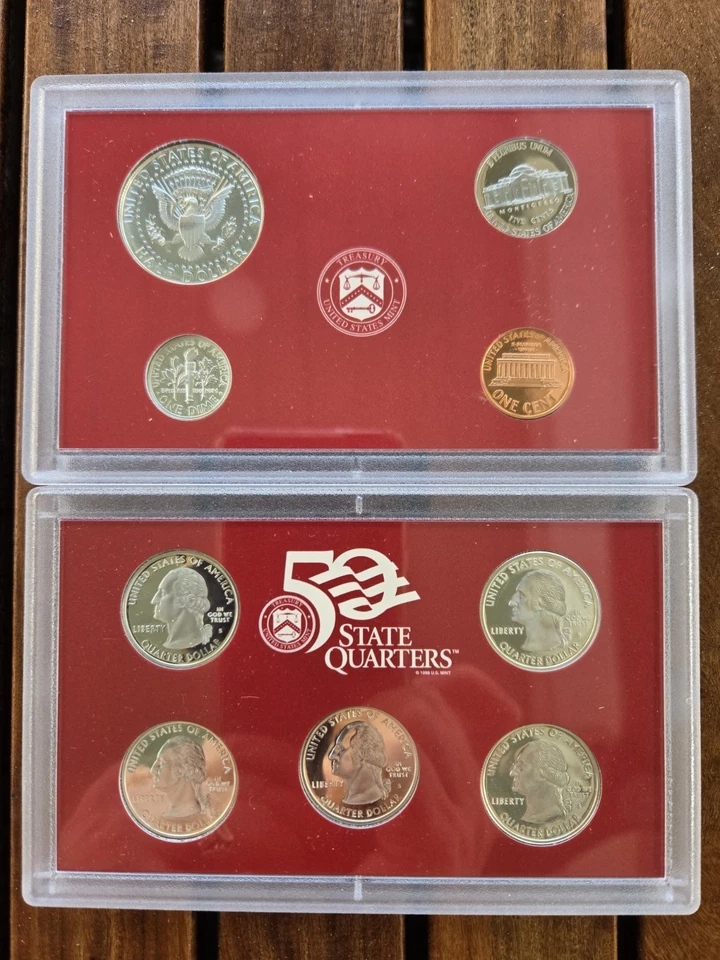 1999 United States Mint Silver Proof Set – 50 State Quarters COA - Image 3 of 4