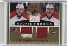 2013 SP Game Used Edition 18/25 Jonathan Huberdeau Quinton Howden Dual Patch lb9