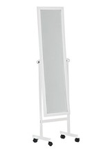 Standspiegel Yolanda Weiß Spiegel Ankleidespiegel Ganzkörper Boden Stehend NEU