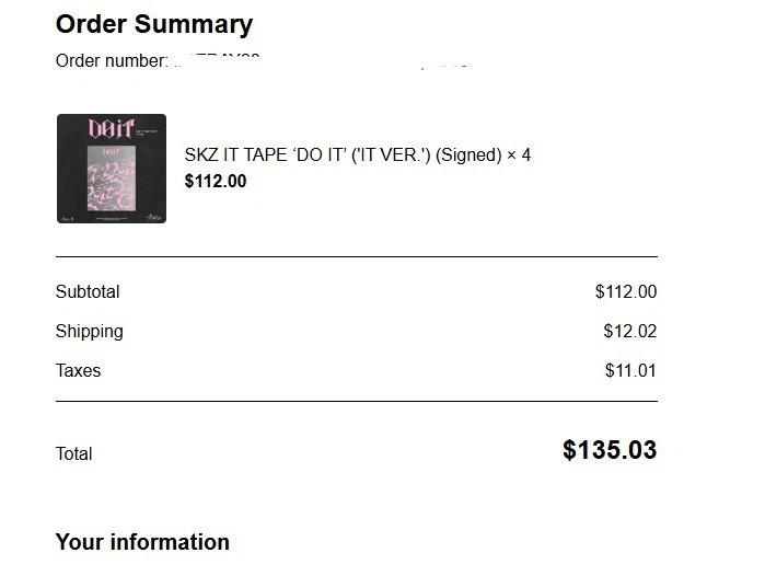 STRAY KIDS SKZ IT TAPE DO IT SIGNED ('IT VER.') PRESALE ORDER BRAND NEW - Image 3 of 3