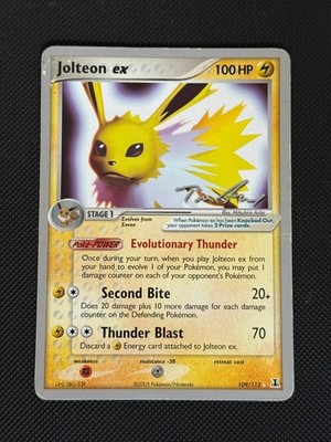 Pokemon Jolteon ex Delta Species 109/113 World Championship 2007 Card Tom Roos