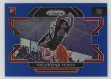 2022 Panini Prizm WWE Blue Prizm 63/199 Valentina Feroz #92 ms9