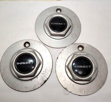 Genuine Borbet Wheel Center Caps Hub 3pc 161mm Rim Hubcaps Covers Set Of 3 Jdm