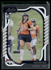 Greg Dulcich RC 2022 Panini Absolute Denver Broncos