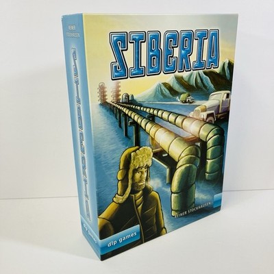 SIBERIA BOARD GAME reiner stockhausen dlp games English rare OOP COMPLETE EUC