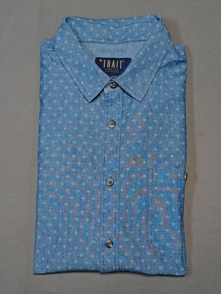 Men BHS Shirt Multicolor Cotton XL