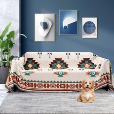 CouchThrow Cover- Reversible Soft Sofa Blanket-Bohemian Decorative Couch Slip...